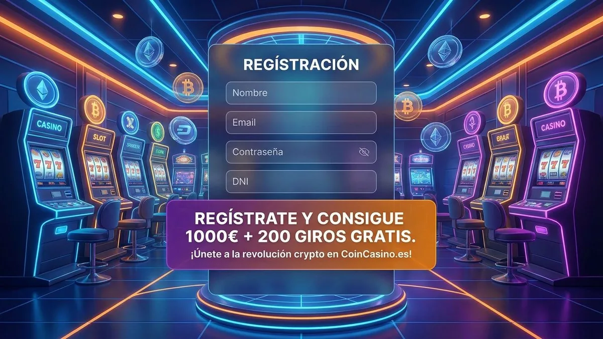 Registro con bono en Coincasino